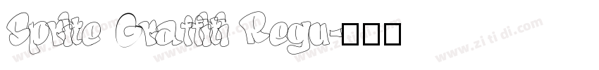Sprite Graffiti Regu字体转换
